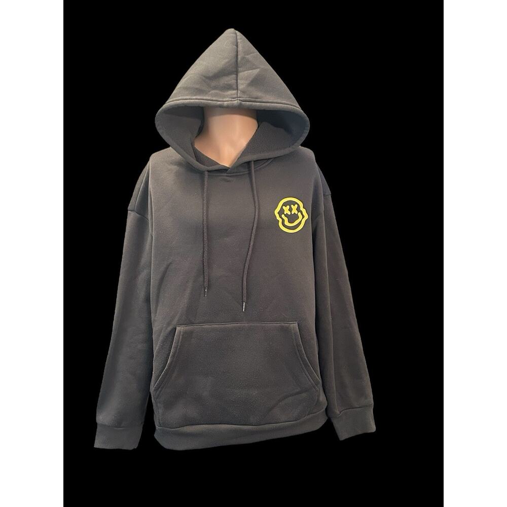 Smiley Face “It’s Not That Serious”‎ Men’s Medium Hoodie With Front Pocket